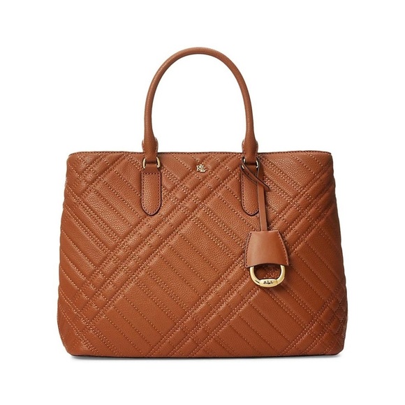 Ralph Lauren Handbags - Ralph Lauren| Large Plaid Quilted Satchel